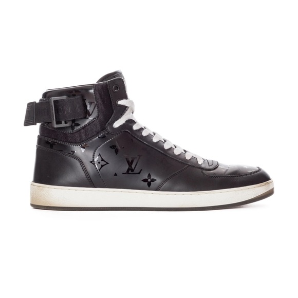 Louis Vuitton Leather Monogram Rivoli High-Top Sneakers - Picture 1 of 10